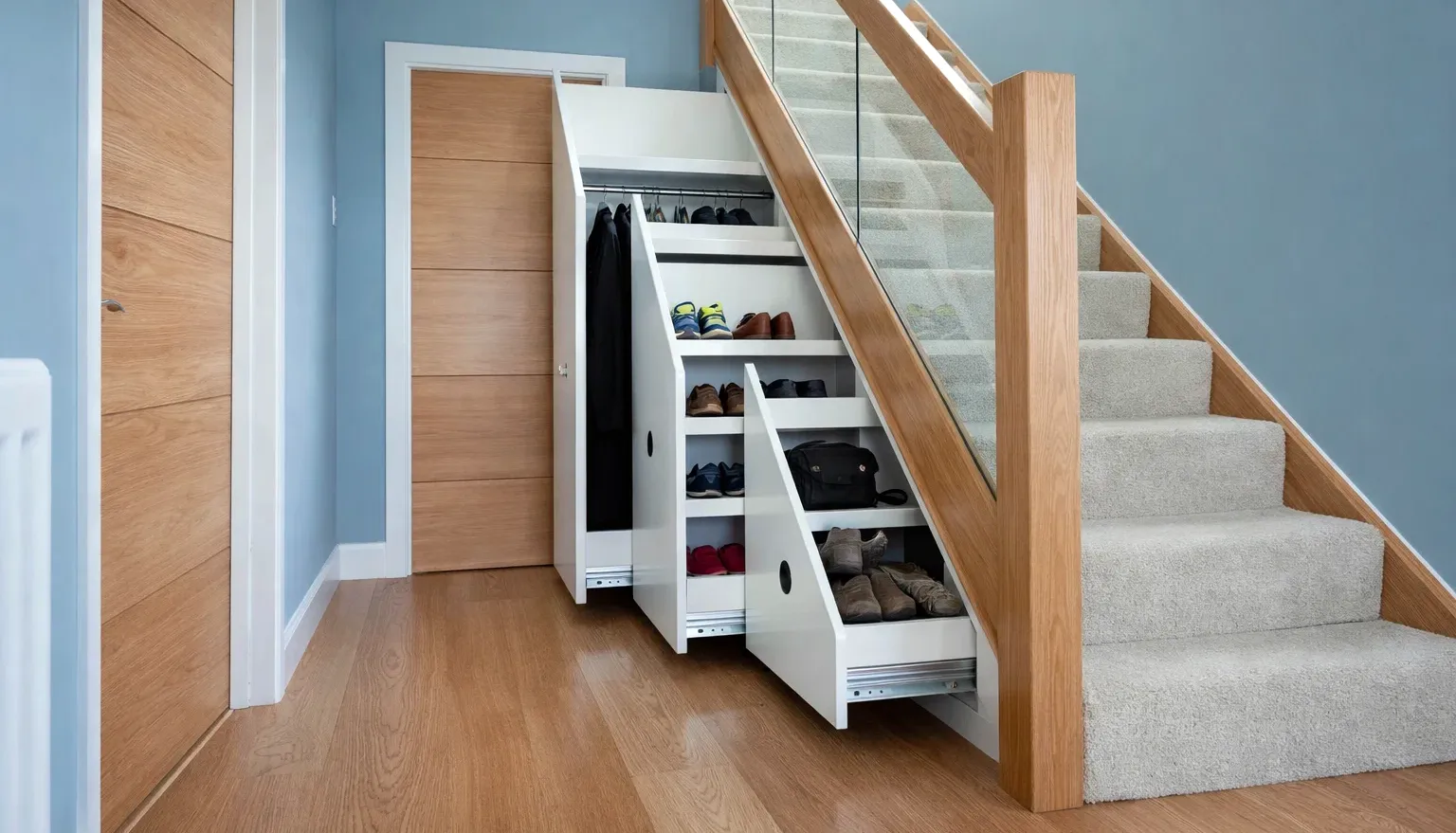 Bespoke understairs storge